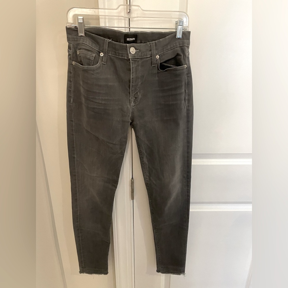 Hudson Blair Skinny Jeans in Gray | Size:28